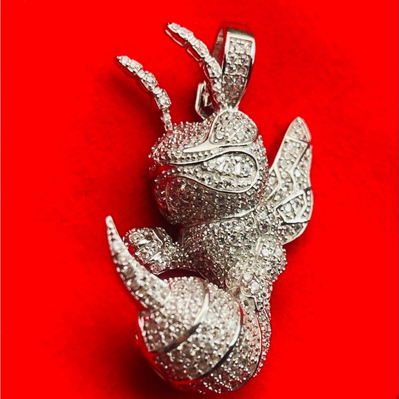 hornet wasp solid 925 pendant - Picture 3 of 6